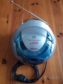 Stereo Portatile Radio AM/FM e lettore CD/MP3
