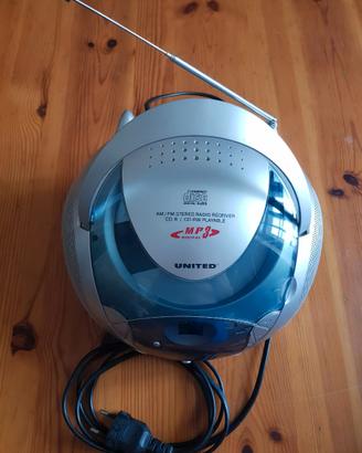 Stereo Portatile Radio AM/FM e lettore CD/MP3