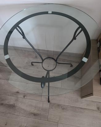 tavolino in vetro 