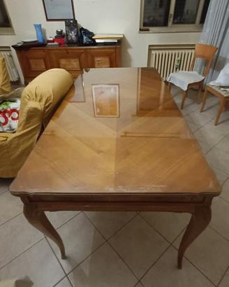 Tavolo sala anno 1955 e specchi