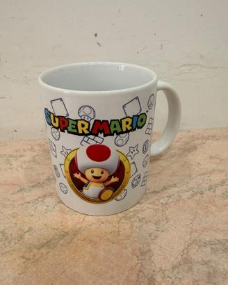 Tazza mug Super Mario con Toad originale Nintendo