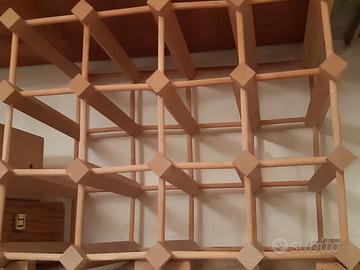 Portabottiglie in legno