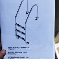 SCALETTA di risalita modello arco per piscina