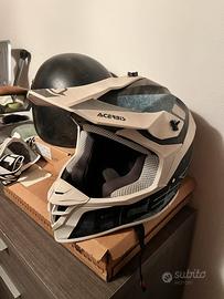 Casco da moto+mascherina