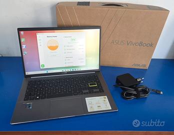 Notebook Asus i5 11a gen 500 SSD 8 Ram batt 87%