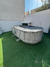 piscina fuoriterra bestway misura 427x250 CM