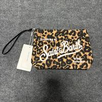 🆕 Pochette MC2 Saint Barth Parisienne Felt Leopar