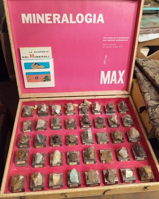 Collezione di minerali anni 60/70  