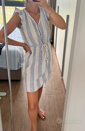 Copricostume bianco e blu Tg. 36
