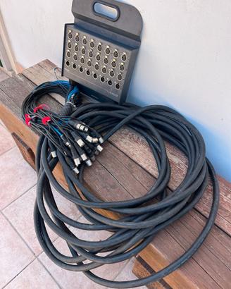 Stage Box Professionale Proel 24 In / 8 Out - 30 M