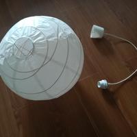 Lampadario in carta di design