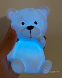 Orsetto luminoso in plastica rigida