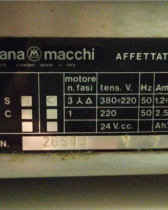 Affettatrice MACCHI