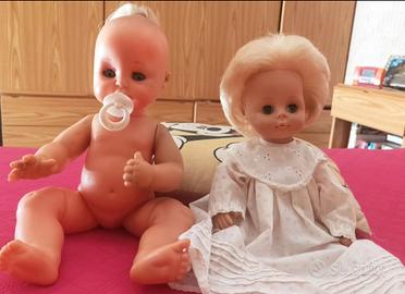 Lotto bambole vintage nni 80 Baby Bimba e Baby Bua