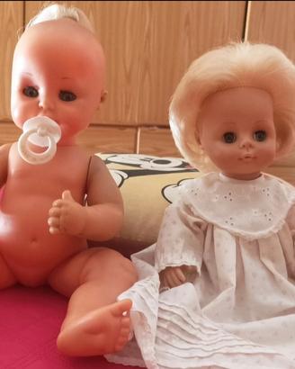 Lotto bambole vintage nni 80 Baby Bimba e Baby Bua