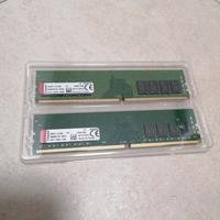 N° 2 Moduli di Ram Kingston da 8GB  DDR4 