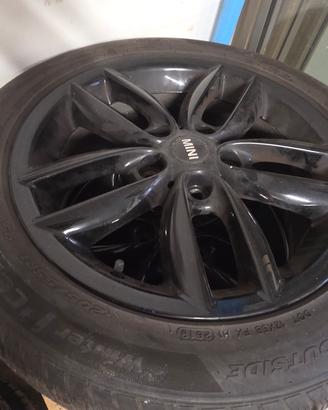 Cerchi 17 countryman neri con termiche