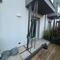 Ombrello con tessuto