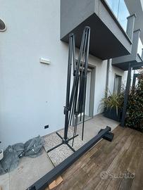 Ombrello con tessuto