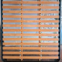 Rete ortopedica a doghe con regolatori rigidità 