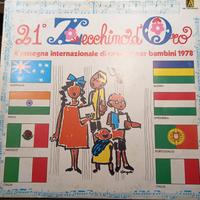 tre vinili 33 giri zecchino d'oro 