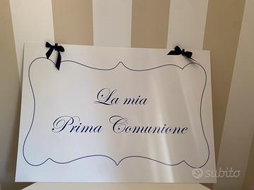Cartellone per Prima Comunione