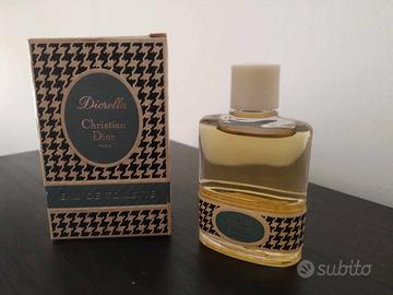 Miniatura profumo Diorella di Dior, anni '70.