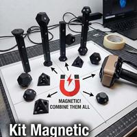 Kit Magnetico 16 Pezzi per Scansione 3D