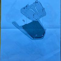 Piastra x bauletto moto BMW