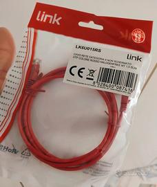 Lotto Cavi Ethernet Cat 6 Slim 1.5m ROSSI