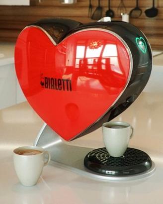 caffetteria bialetti forma cuore 