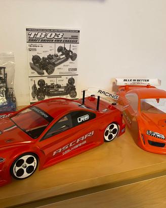 Tamiya TB-03, 1/10 4wd touring, gomme, Bittydesign