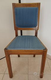 Coppia di sedie antiche imbottite