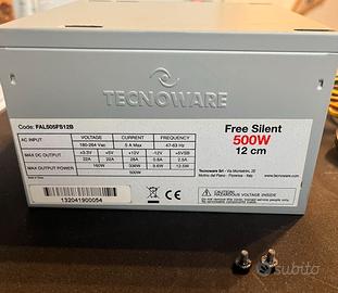Alimentatore Tecnoware 500W Free Silent