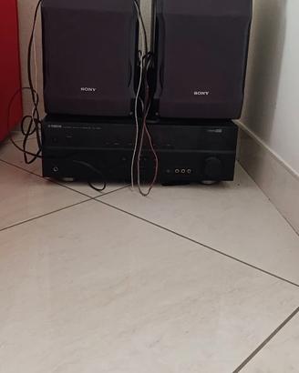 Sintoamplificatore yamaha + lettore dvd Yamaha