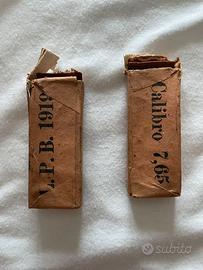 2 scatoline vuote L.P.B. 1919