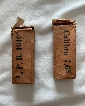 2 scatoline vuote L.P.B. 1919