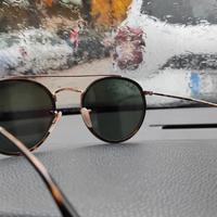 occhiali rayban oro
