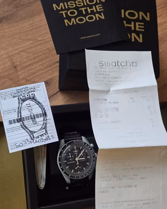 omega x swatch moonshine gold 100%originale