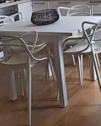 Set 4 Sedie Kartell - bianco