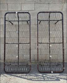 2 reti singole in ferro 
