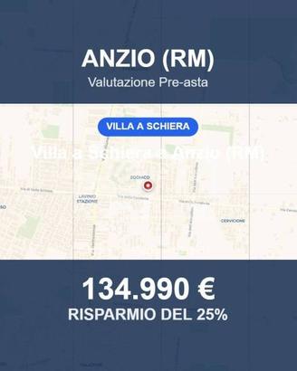 Immobile in asta di 164 m² con box auto a Anzio