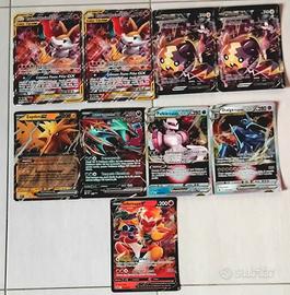 Lotto di 9 carte Pokémon Jumbo originali