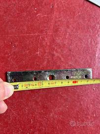 10 Piastre acciaio con 5 buchi