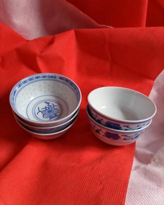 coppette Cinese in ceramica 