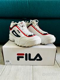 Fila Disruptor bianche/rossi/blu numero 44