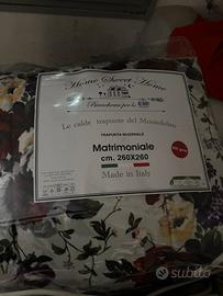 Coperta imbottita matrimoniale 260x260