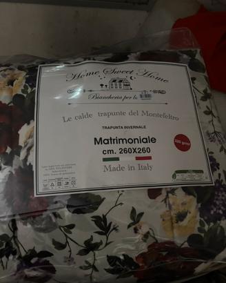 Coperta imbottita matrimoniale 260x260