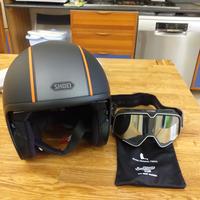 casco shoei jet carburettor + mascherina
