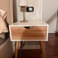 Coppia comodini + 2 Bajour touch